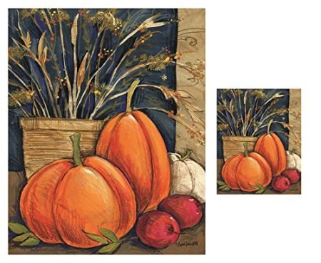 2-Piece-Set-Fall-Abundance-Premium-House-and-Garden-Flag-Set-0
