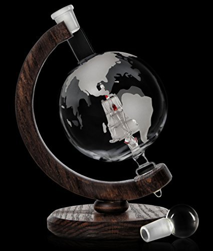 Etched-Globe-Whiskey-Decanter-850ml-Bourbon-Decanter-Liquor-Scotch-Vodka-Rum-Glass-Dispenser-0-4
