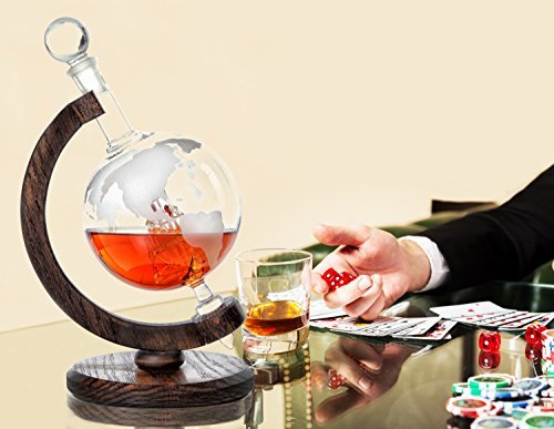 Etched-Globe-Whiskey-Decanter-850ml-Bourbon-Decanter-Liquor-Scotch-Vodka-Rum-Glass-Dispenser-0-5