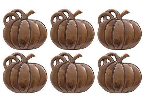DII-Napkin-Rings-for-Dinners-Parties-Everyday-for-Dinners-Parties-Everyday-Set-of-6-Pumpkin-0