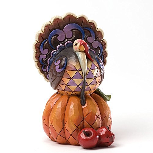 Jim-Shore-for-Enesco-Heartwood-Creek-Pint-Sized-Turkey-Figurine-5-Inch-0