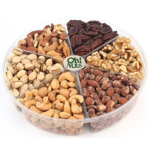 Oh-Nuts-Freshly-Roasted-Nut-Gift-Tray-6-section-2-Pound-Gift-Tray-0