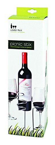 Picnic-Stix-Set-by-True-Fabrications-Chrome-Stakes-For-2-Wine-Glasses-and-a-Bottle-Drink-Outside-No-Spills-0-3