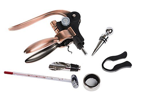 Premium-Rabbit-Style-Wine-Opener-Aerator-Thermometer-Stopper-and-Accessories-Set-with-Bamboo-Case-8-Piece-0-0