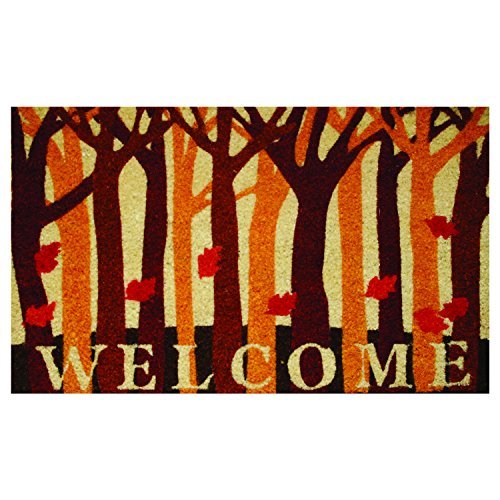 Robert-Allen-Home-Garden-Welcome-Fall-Woods-Coir-Doormat-0