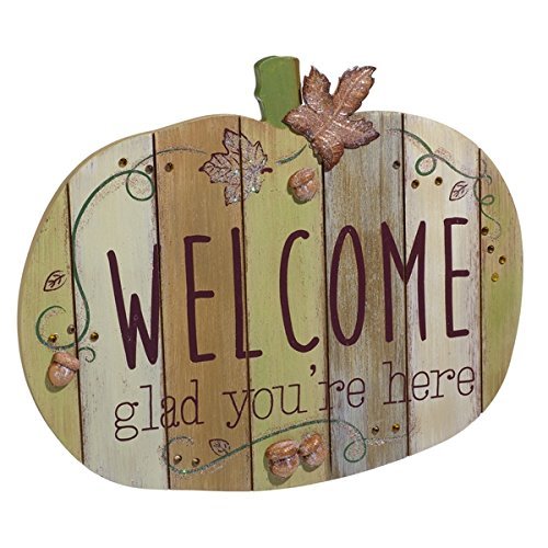 Thanksgiving-Wooden-Pumpkin-Wall-Sign-With-Inspirational-Message-Welcome-Glad-Youre-Here-10-X12-12-0