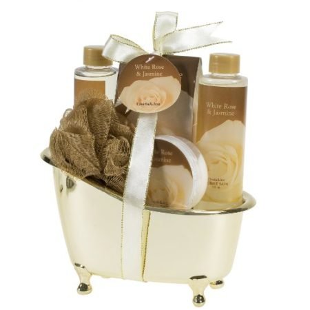 White-Rose-Jasmine-Gold-Tub-Spa-Bath-Gift-Set-0