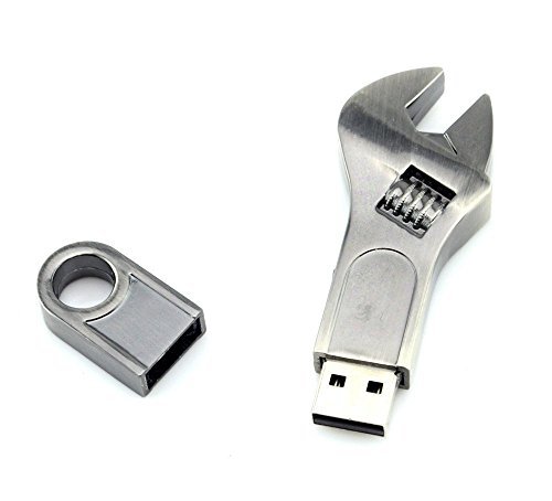 8GB-Metal-Wrench-USB-Flash-Drive-Grey-0-0