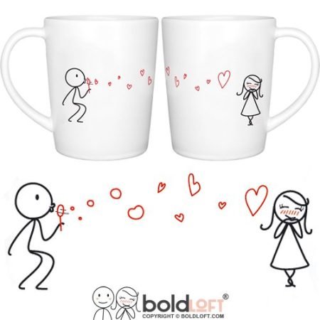 BOLDLOFT-From-My-Heart-to-Yours-His-and-Hers-Matching-Couple-Coffee-Mugs-Cute-Couples-GiftsHis-and-Hers-GiftsChristmas-Gifts-for-HerValentines-Day-Gifts-for-GirlfriendDating-Anniversary-Gifts-0