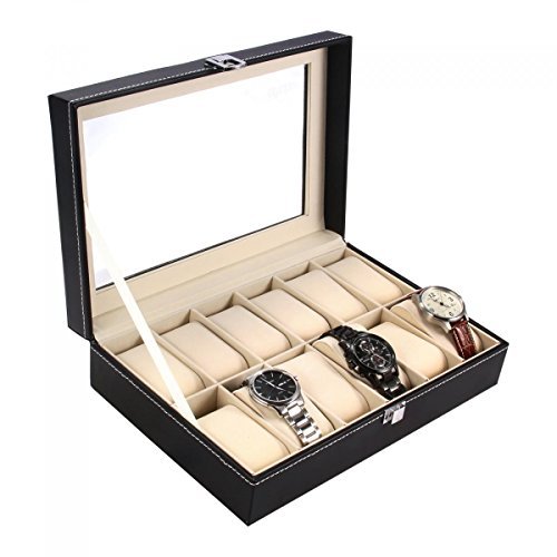 Ohuhu-12-Slot-Leather-Watch-Box-Watch-Case-Jewelry-Box-Watch-Jewelry-Display-Storage-0