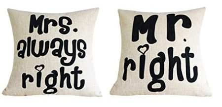 Value-Valley-Cotton-Linen-Square-Crown-Mr-Right-Mrs-Always-Right-Throw-Pillow-Case-Cushion-Covers-for-Living-Room-18-By-18-Pack-of-2-0