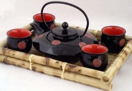 Contemporary-Art-Decor-Porcelain-tea-set-5-pcs-In-Wooden-Gift-Box-0