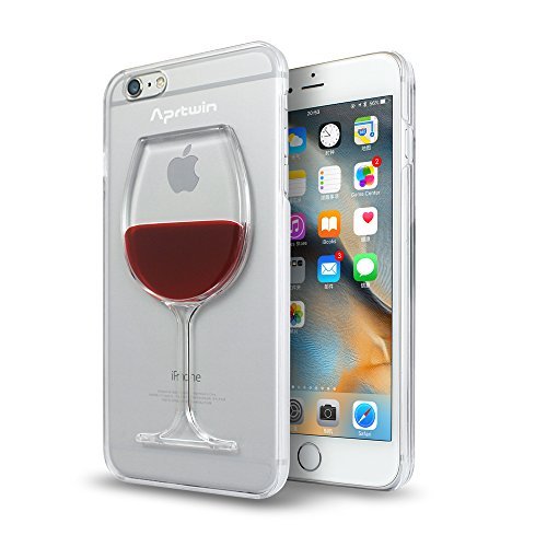 iPhone-6-Case-iPhone-6S-Case-Aprtwin-Fashion-Style-Case-Creative-3D-flow-Liquid-Red-Wine-Design-Ultimate-Protection-Scratch-Proof-Hard-Back-Case-for-iPhone-66S-47InchTransparent-0