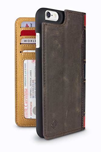 Twelve-South-BookBook-for-iPhone-66sPremium-Leather-Wallet-Case-with-Snap-On-Removable-Shell-brown-0