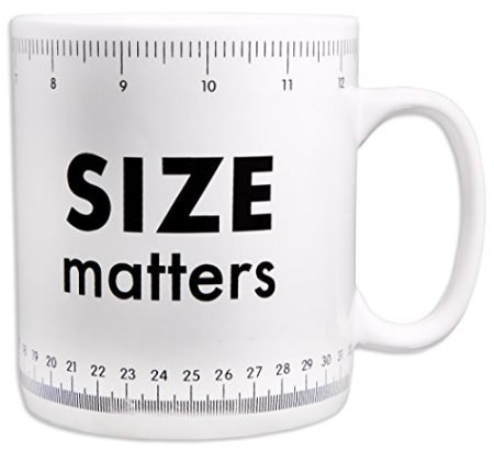Home-Essentials-Beyond-72901-32-oz-Size-Matters-Mug-0