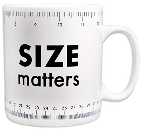 Home-Essentials-Beyond-72901-32-oz-Size-Matters-Mug-0